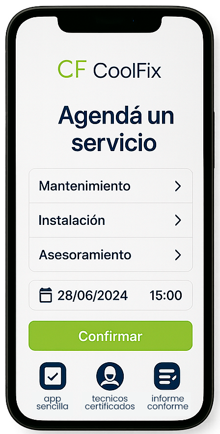 Preview de la app CoolFix